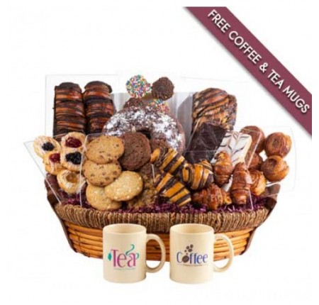 Condolence Grand Deluxe Gourmet Fresh Pastry Gift Basket