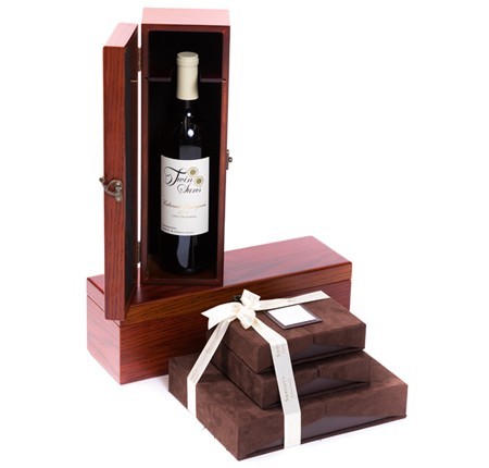 Condolence Wine Chocolate Gift Set