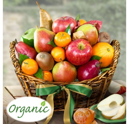 Organic Bountiful Fruit Basket
