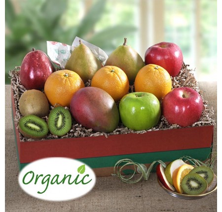 Rosh Hashanah Organic Deluxe Fruit Gift Collection