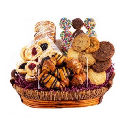 Sympathy Deluxe Fresh Pastry Gift Basket
