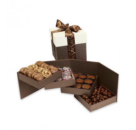 Sympathy Gourmet Chocolate Gift Tower
