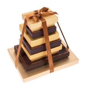 Sympathy Premier 7 Tier Gold Brown Chocolate Tower