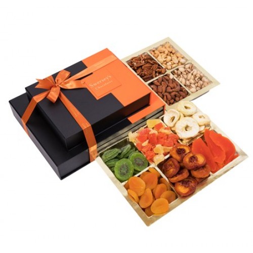 Purim Nouveau Design Signature Dried Fruit Nut Gift Tower