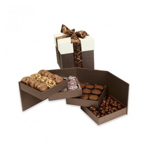 Purim Gourmet Chocolate Gift Tower