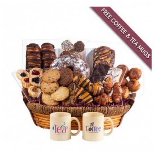 Purim Grand Deluxe Gourmet Fresh Pastry Gift Basket