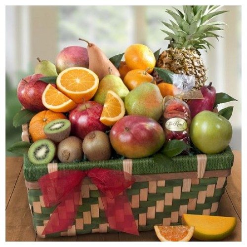 Purim Tropical Abundance Fruit Basket
