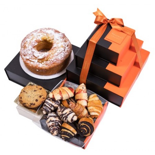 Purim Nouveau Design Apple Cake Rogelach Cookies Pastry Tower