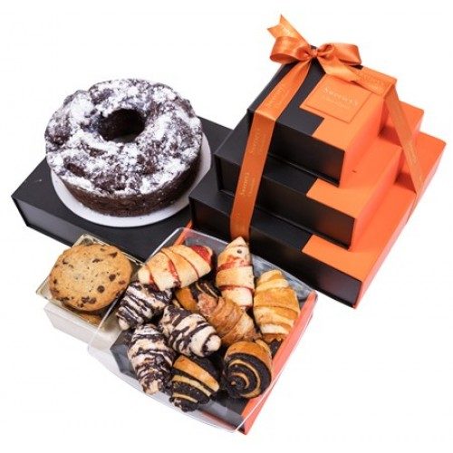 Purim Nouveau Design Chocolate Cake Rogelach Cookies Pastry Tower