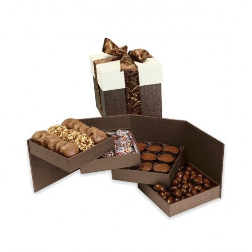 Hanukkah Gourmet Chocolate Gift Tower
