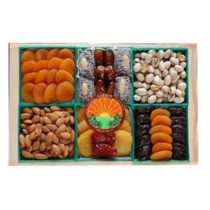 Hanukkah Mixed Dried Fruit Nuts Crate