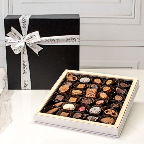 Designer Black Chocolate Gift Box - Kosherline