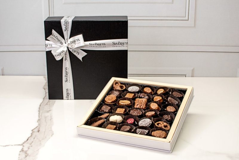 Designer Black Chocolate Gift Box - Kosherline