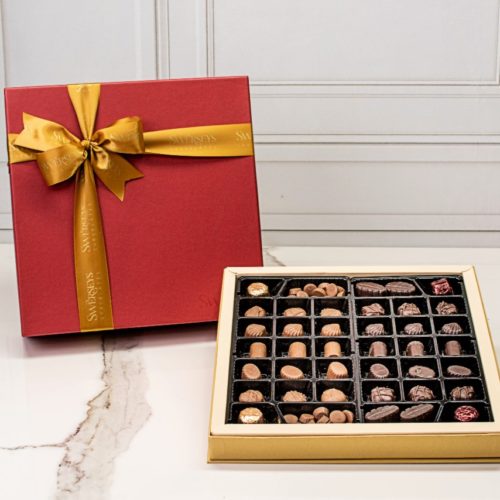 Designer Red Chocolate Gift Box - Kosherline