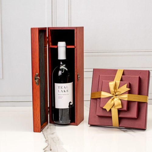 Wine and Chocolate Gift Set - Kosherline