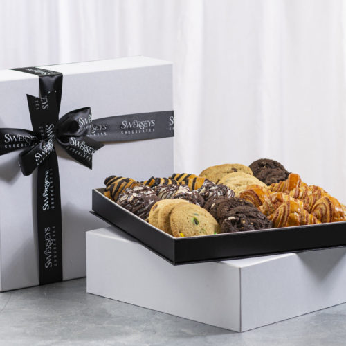 Delectable White Purim Bakery Gift Box - Kosherline