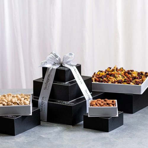 Divine Signature Nut and Dried Fruit Gift Box Tower - Kosherline
