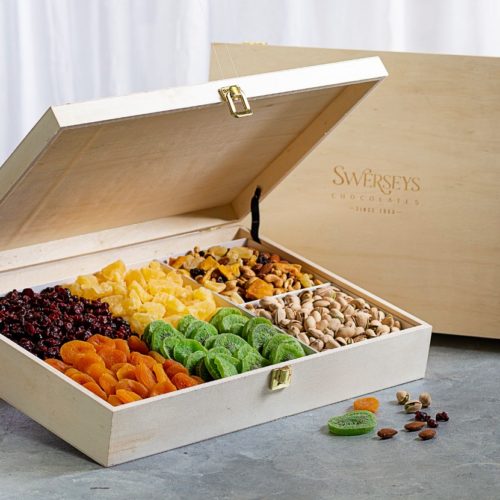 Purim Designer Nut and Dried Fruit Keepsake Gift Box - Kosherline