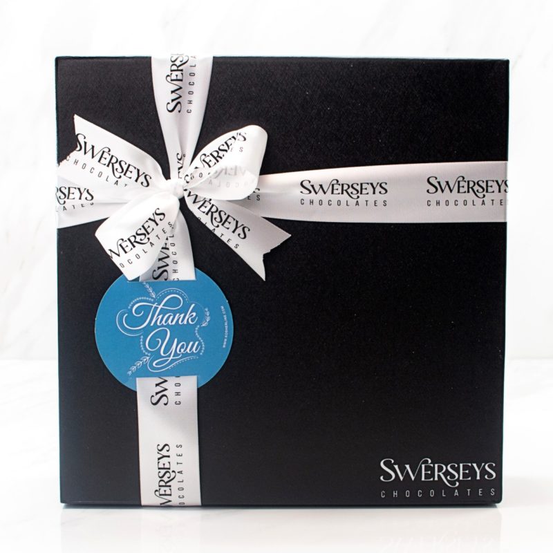 Thank You Chocolate Black Gift Box - Kosherline