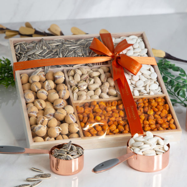 Assorted Elegance Nut & Seed Gourmet Wood Gift Box