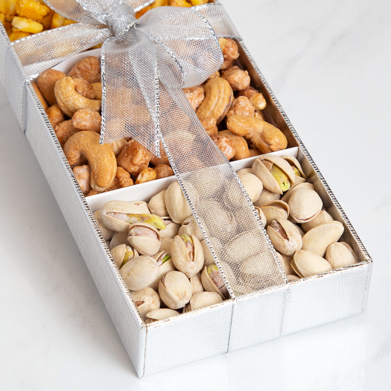 Nut Assortment Gourmet Gift Box Zoom
