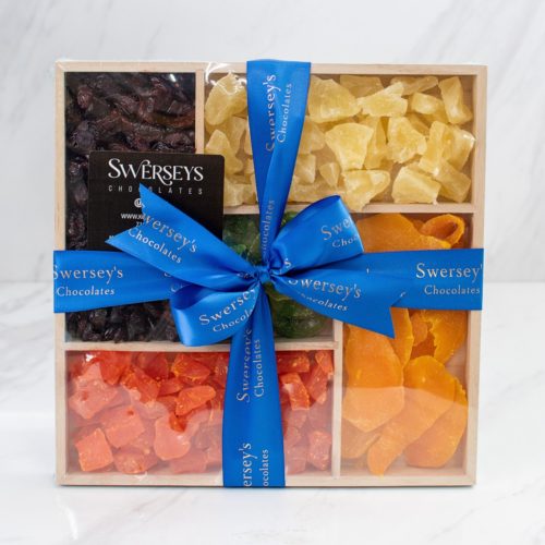 Hanukkah Assorted Dried Fruit Gourmet Gift Tray - Kosherline