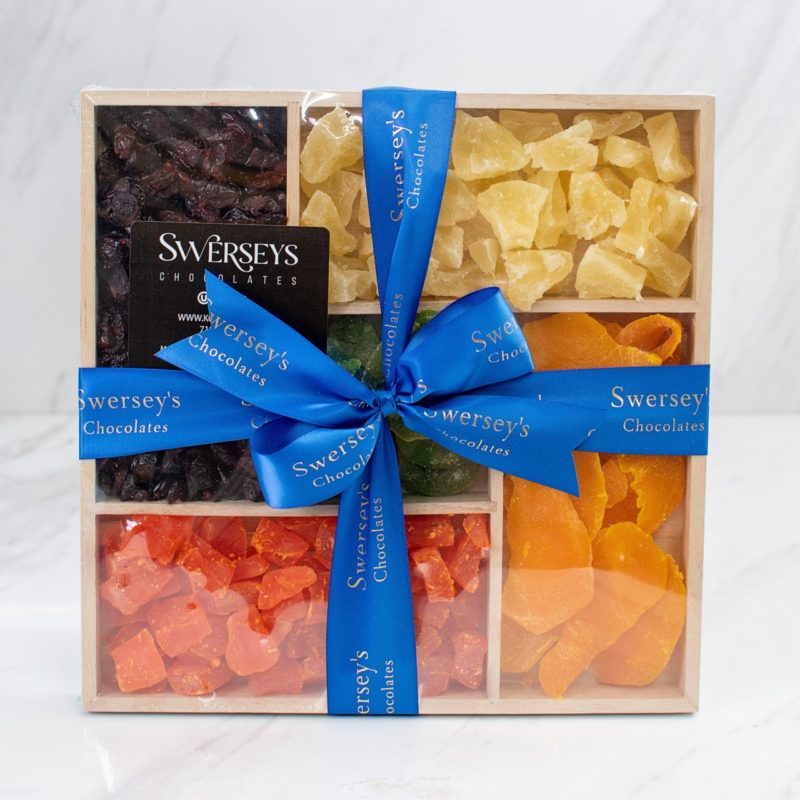 Hanukkah Assorted Dried Fruit Gourmet Gift Tray - Kosherline