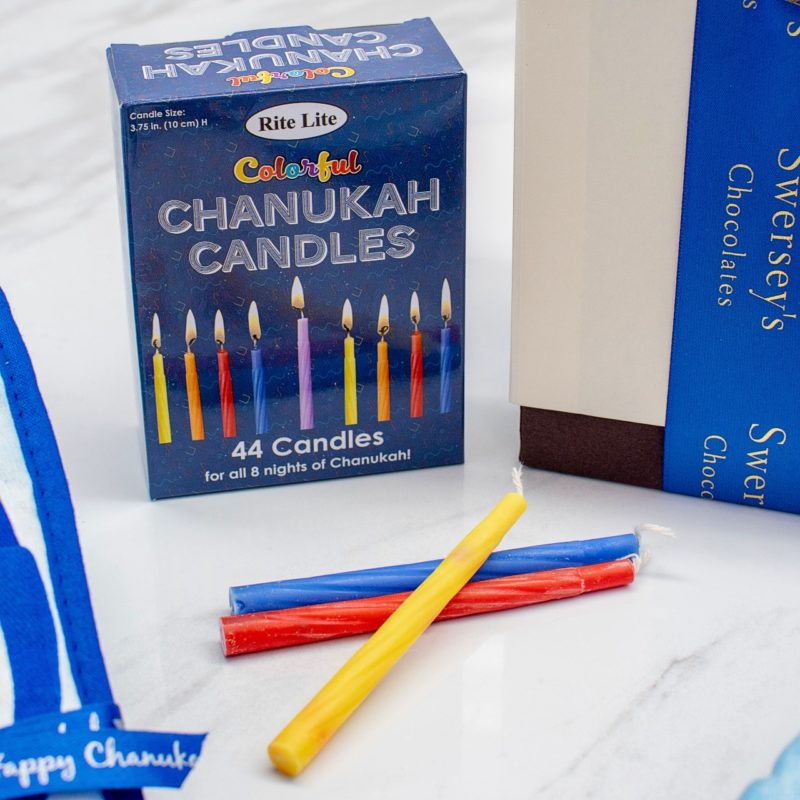 Happy Hanukkah Oven Mitt & Chocolate Gift Set 5 - Kosherline
