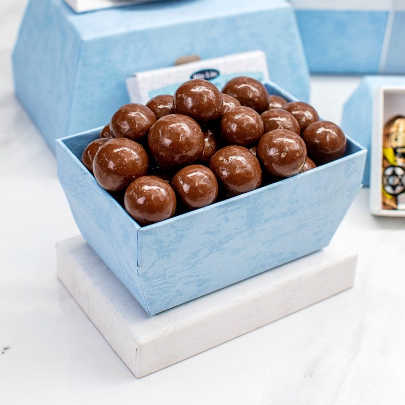 Marvelous Hanukkah Chocolate Snacks & Menorah Gift Tower 4 - Kosherline