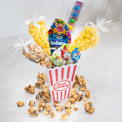 Purim Popcorn and Candy Misloach Manot Gift Set