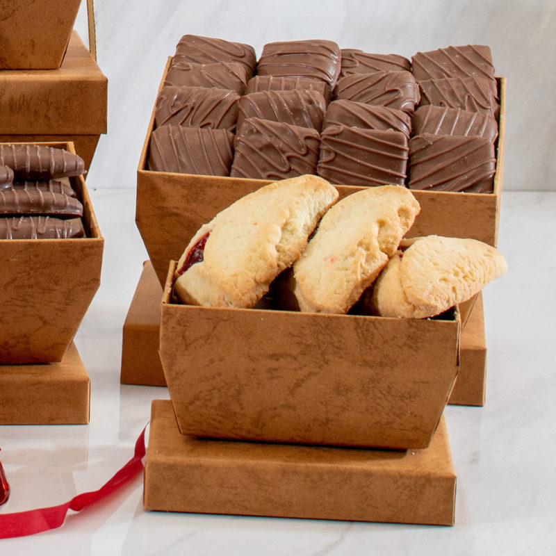 Purim Mishloach Manot Chocolate & Cookie 5-Tier Gift Tower - Main
