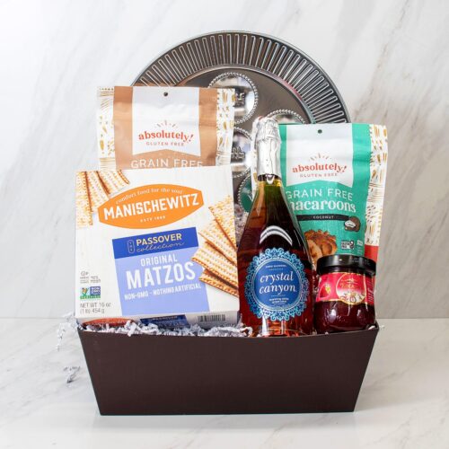 Deluxe Treats Elegant Passover Gift Basket - Kosherline