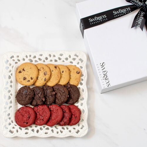 Signature Assorted Gourmet Cookies Gift Set with Designer Tray - Kosherline